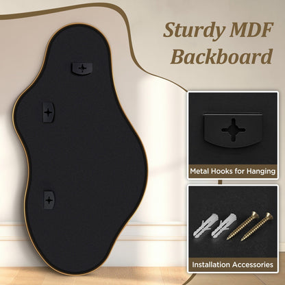 Miroir mural irrégulier Miroir mural décoratif asymétrique