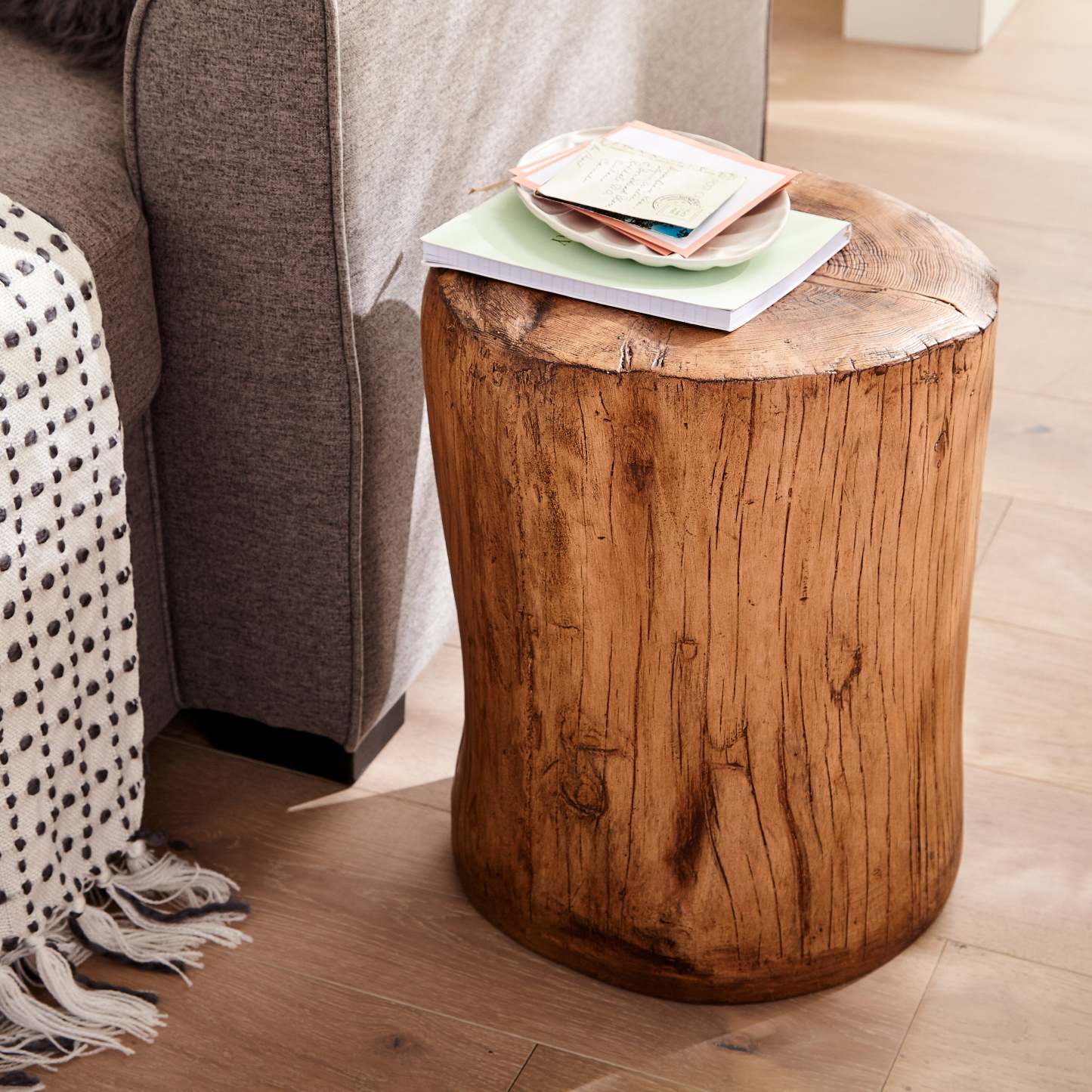 Jordy 15 Faux Wood Accent Table - Natural|Table d'appoint Jordy de 15 po en imitation de bois - naturelle