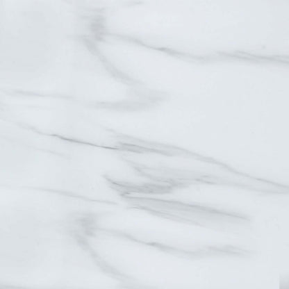 Josie 36 Glam Round Glass Top Nesting Coffee Tables - Grey Marble Look with Metal Legs|Tables à café gigognes rondes somptueuses Josie de 36 po avec dessus en verre - imitation de marbre gris avec pattes en métal