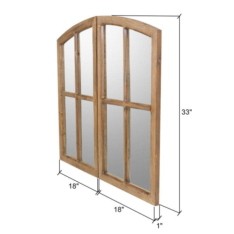 Miroirs Jolene à carreaux arqués (lot de 2)