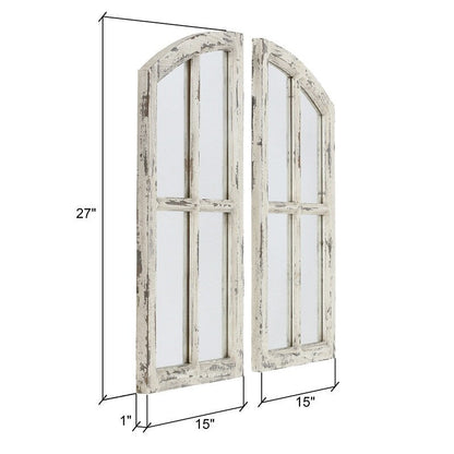 Miroirs Jolene à carreaux arqués (lot de 2)