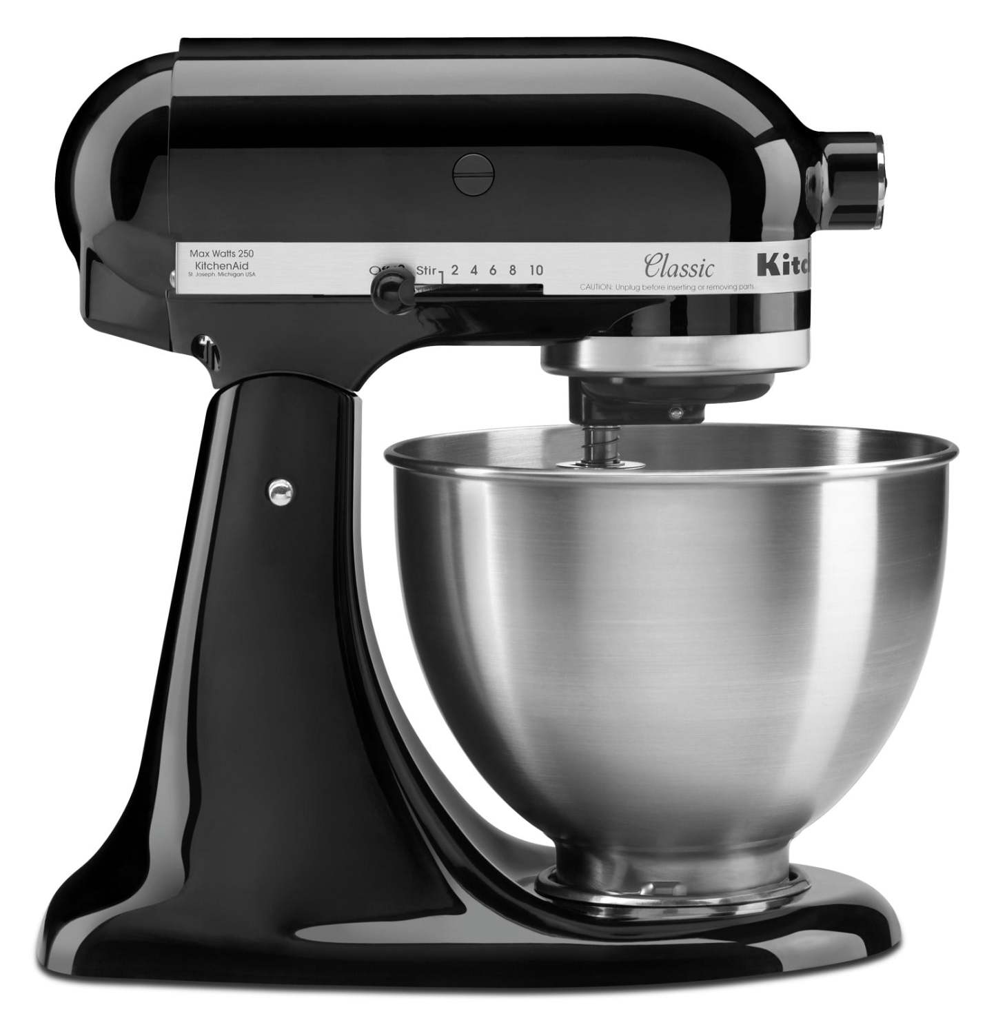 Batteur sur socle à tête inclinable KitchenAid de série ClassicMD de 4,5 pintes - K45SSOB|K45SSTOB