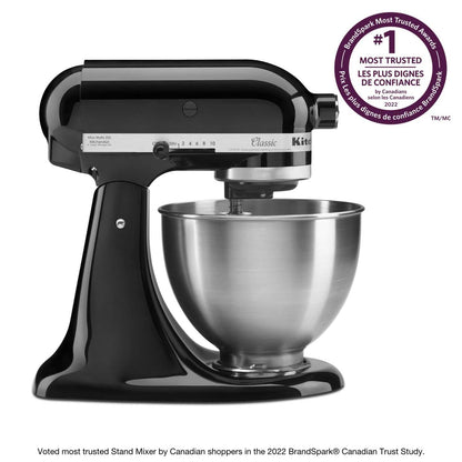 Batteur sur socle à tête inclinable KitchenAid de série ClassicMD de 4,5 pintes - K45SSOB|K45SSTOB