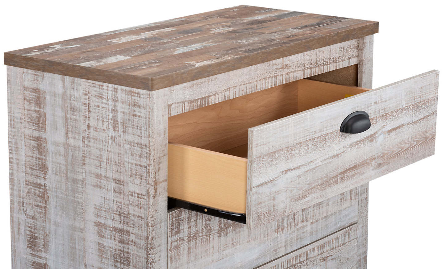 Commode de chambre à coucher à 5 tiroirs Kaia, 31,38 L x 45,3 H, fabriquée au Canada - Blanchi | Commode verticale Kaia de 31,38 po (L) x 45,3 po (H) à 5 tiroirs pour la chambre à coucher, fabriquée au Canada - blanc