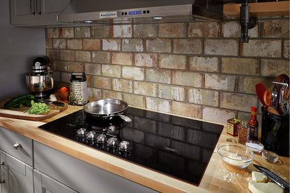 Surface de cuisson électrique KitchenAid de 36 po à 5 éléments - noire - KCES556HBL