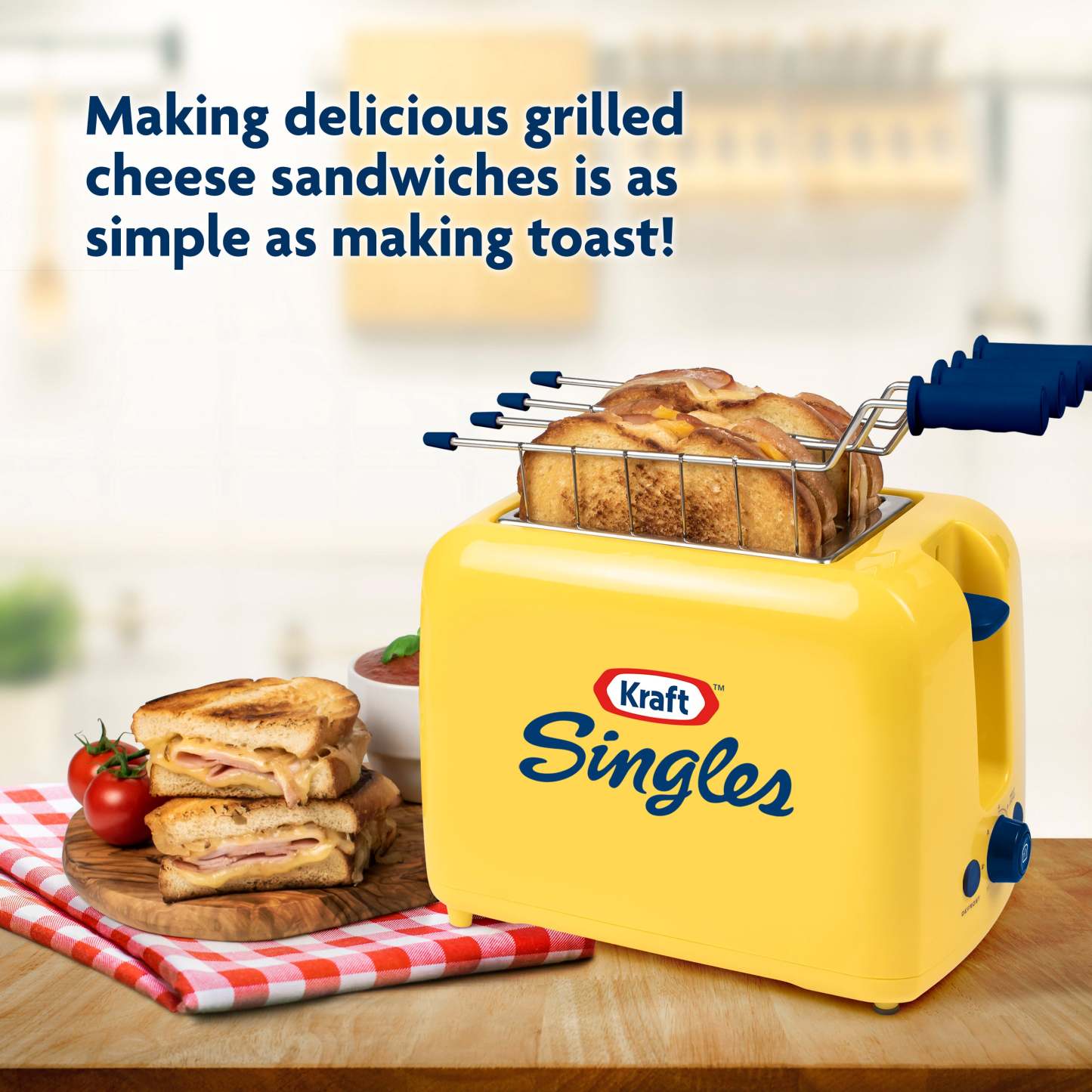 Grille-pain à sandwich au fromage fondu Kraft Singles - KSGCT2YW|Grille-sandwich au fromage fondu Kraft Singles - KSGCT2YW