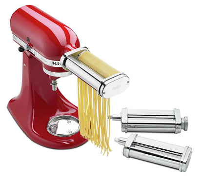 KitchenAid 3-piece Pasta Roller and Cutter Set - KSMPRA|Ensemble de machine à pâtes de 3 pièces de KitchenAid - KSMPRA|KSMPRAPA