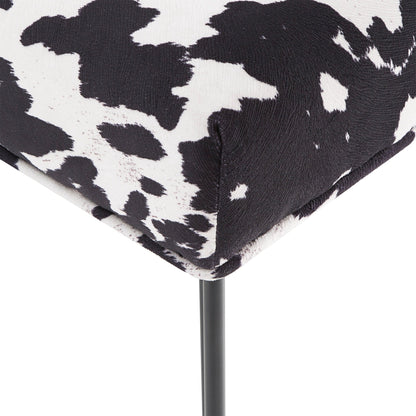 Banc capitonné en velours Klaus par iNSPIRE Q Bold