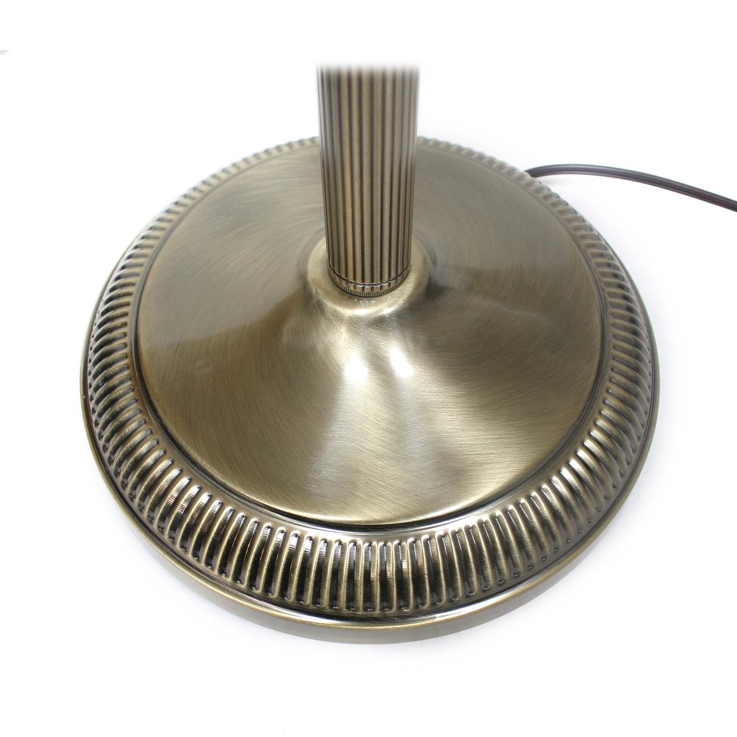 Ensemble 3 pièces Elegant Designs de deux lampes de table et un lampadaire - Laiton antique|Ensemble 3 pièces Elegant Designs de 2 lampes de table et de 1 lampe à pied - laiton antique