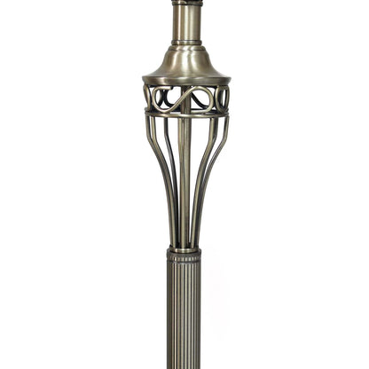 Ensemble 3 pièces Elegant Designs de deux lampes de table et un lampadaire - Laiton antique|Ensemble 3 pièces Elegant Designs de 2 lampes de table et de 1 lampe à pied - laiton antique