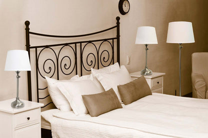 Ensemble de 3 lampes réglables en nickel brossé Elegant Designs (2 lampes de table, 1 lampadaire)|Ensemble 3 lampes réglables (2 lampes de table, 1 lampe à pied) Elegant Designs nickel brossé|D21S32E5