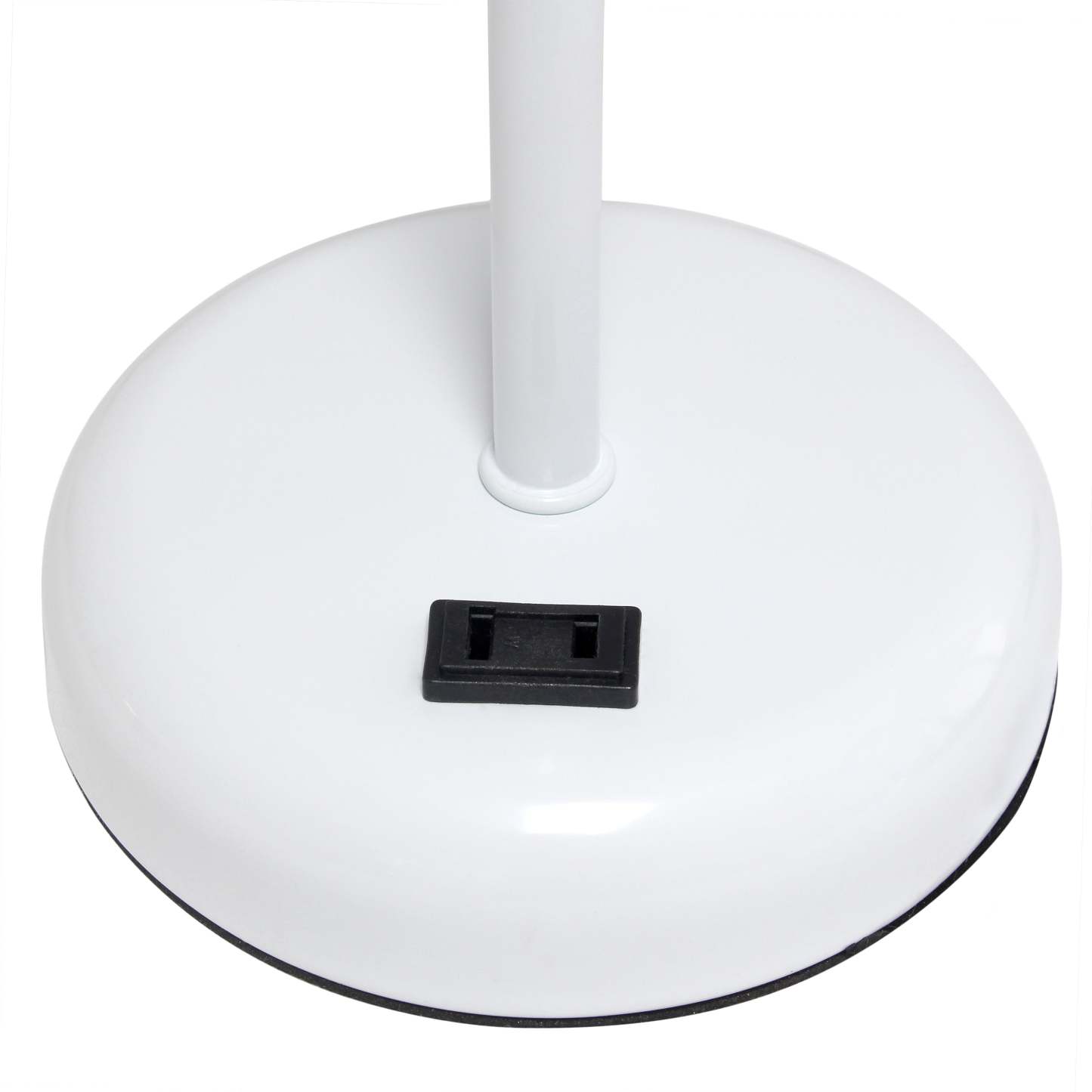 Lampe de table Limelights grise avec pied mince et prise de recharge | D212PGF7