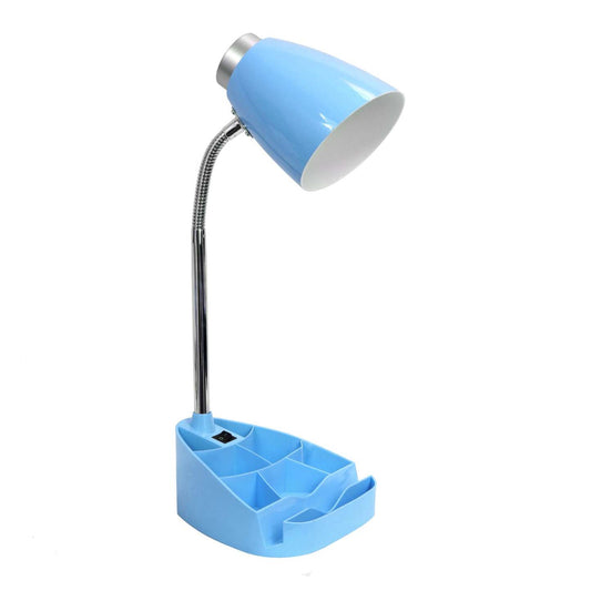 Limelights Gooseneck Desk Lamp with iPad Stand Book Holder - Blue|Lampe de bureau à col de cygne Limelights avec support pour livre ou iPad - bleue