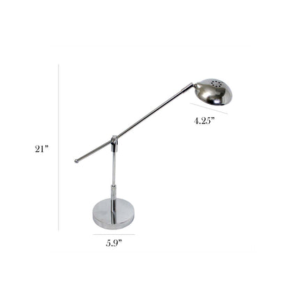 Simple Designs Balance Arm LED Desk Lamp with Pivotant Head|Lampe de bureau à DEL de Simple Designs avec bras d'équilibre et tête pivotante