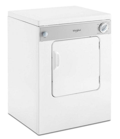 Sécheuse électrique Whirlpool de 3,4 pi³ et de 24 po - blanche - superposable - LDR3822PQ