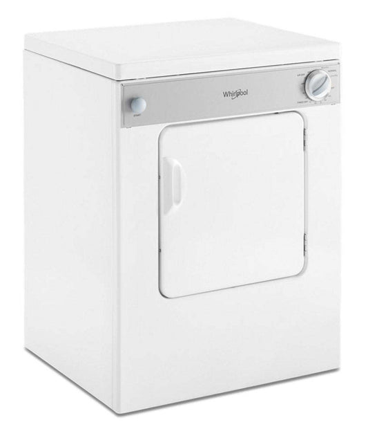 Sécheuse électrique Whirlpool de 3,4 pi³ et de 24 po - blanche - superposable - LDR3822PQ