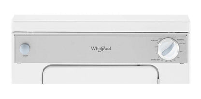 Sécheuse électrique Whirlpool de 3,4 pi³ et de 24 po - blanche - superposable - LDR3822PQ