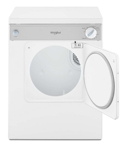 Sécheuse électrique Whirlpool de 3,4 pi³ et de 24 po - blanche - superposable - LDR3822PQ