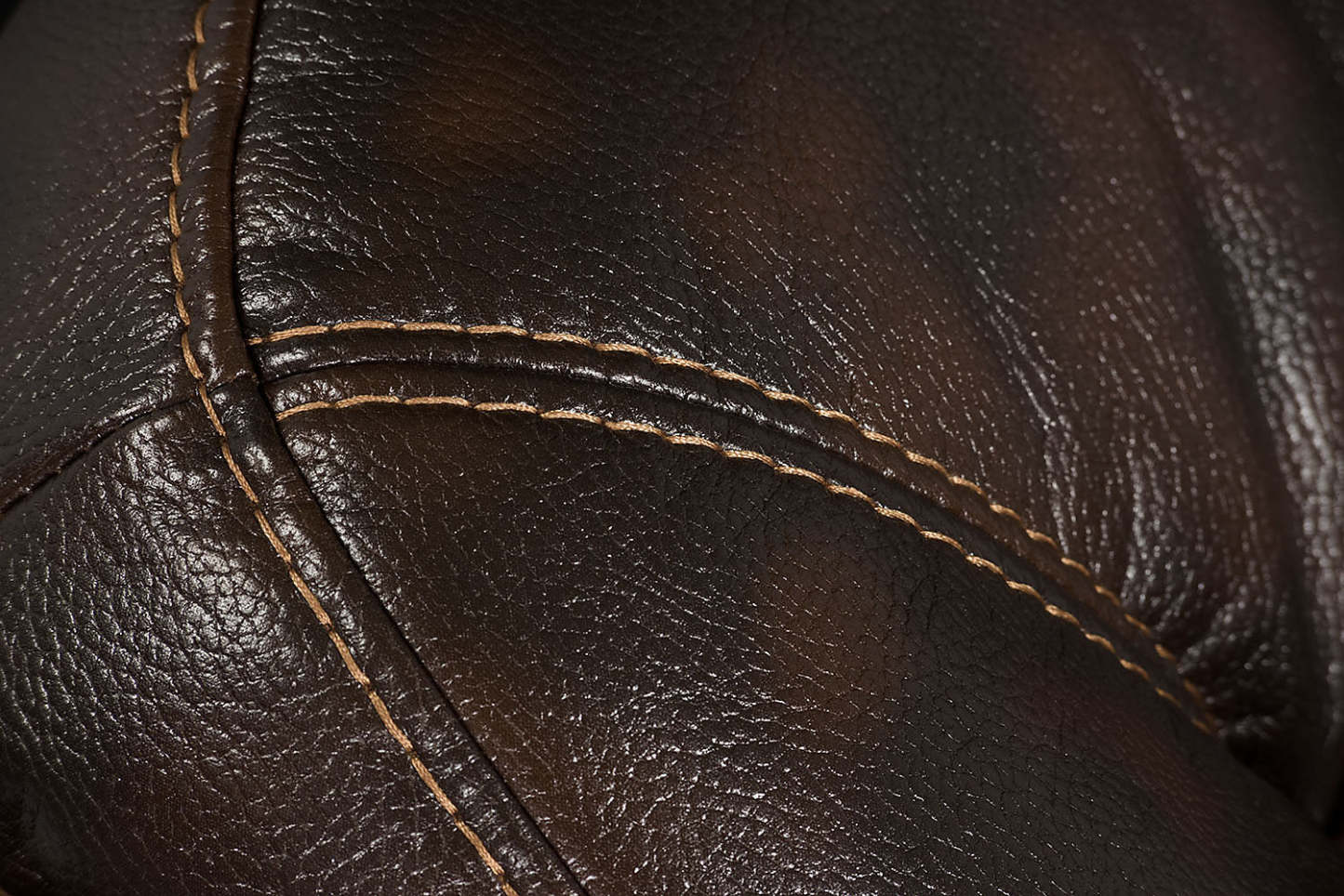 Leo 87,5 po canapé inclinable en cuir véritable - brun noyer