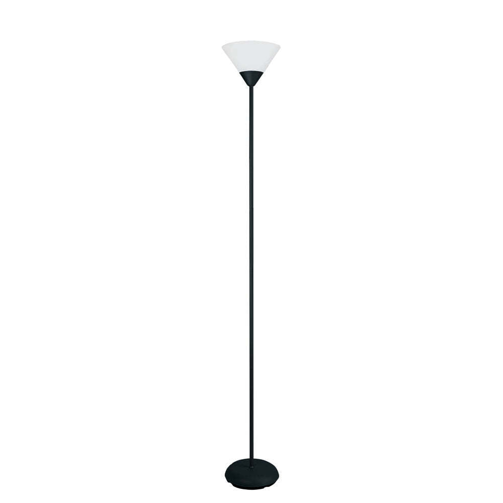 Simple Designs 1 Light Stick Torchiere Lampadaire|Lampe à pied torchère Elegant Designs à 1 ampoule avec pied mince|D21BUYHU
