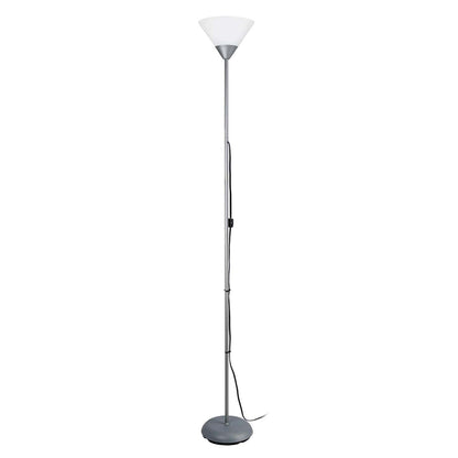 Simple Designs 1 Light Stick Torchiere Lampadaire|Lampe à pied torchère Simple Designs à 1 ampoule avec pied haché|D21AWCYF