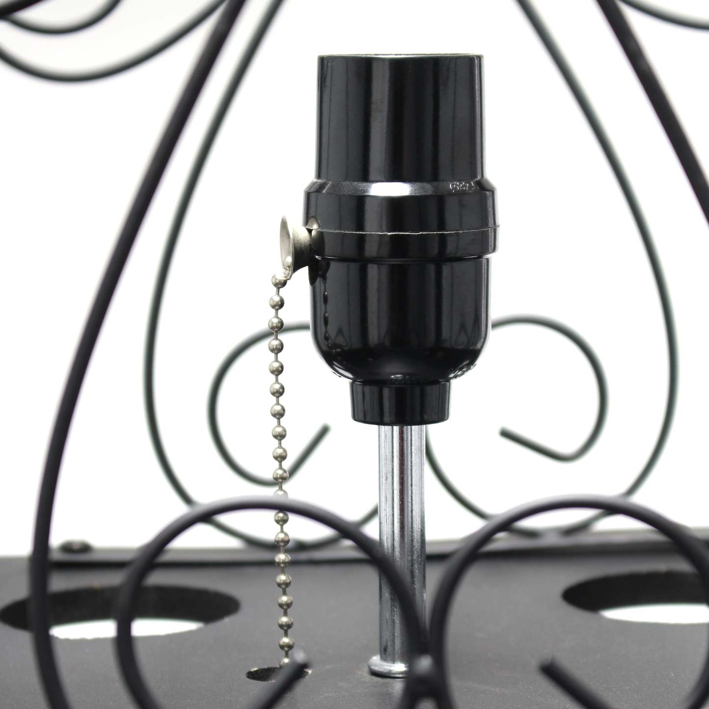 Lampadaire Simple Designs avec étagère et casier à vin - Noir|Lampe à pied de Simple Designs avec tablette et support à vin - noire