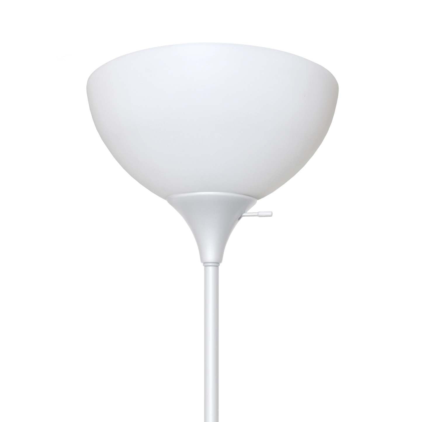 Lampadaire Simple Designs avec Liseuse - Blanc|Lampe à pied de Simple Designs avec lumière de lecture - blanche