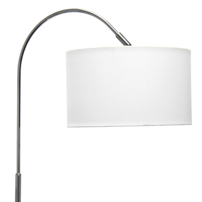 Lampadaire arqué Simple Designs - Nickel brossé|Lampe à pied arquée de Simple Designs - nickel brossé