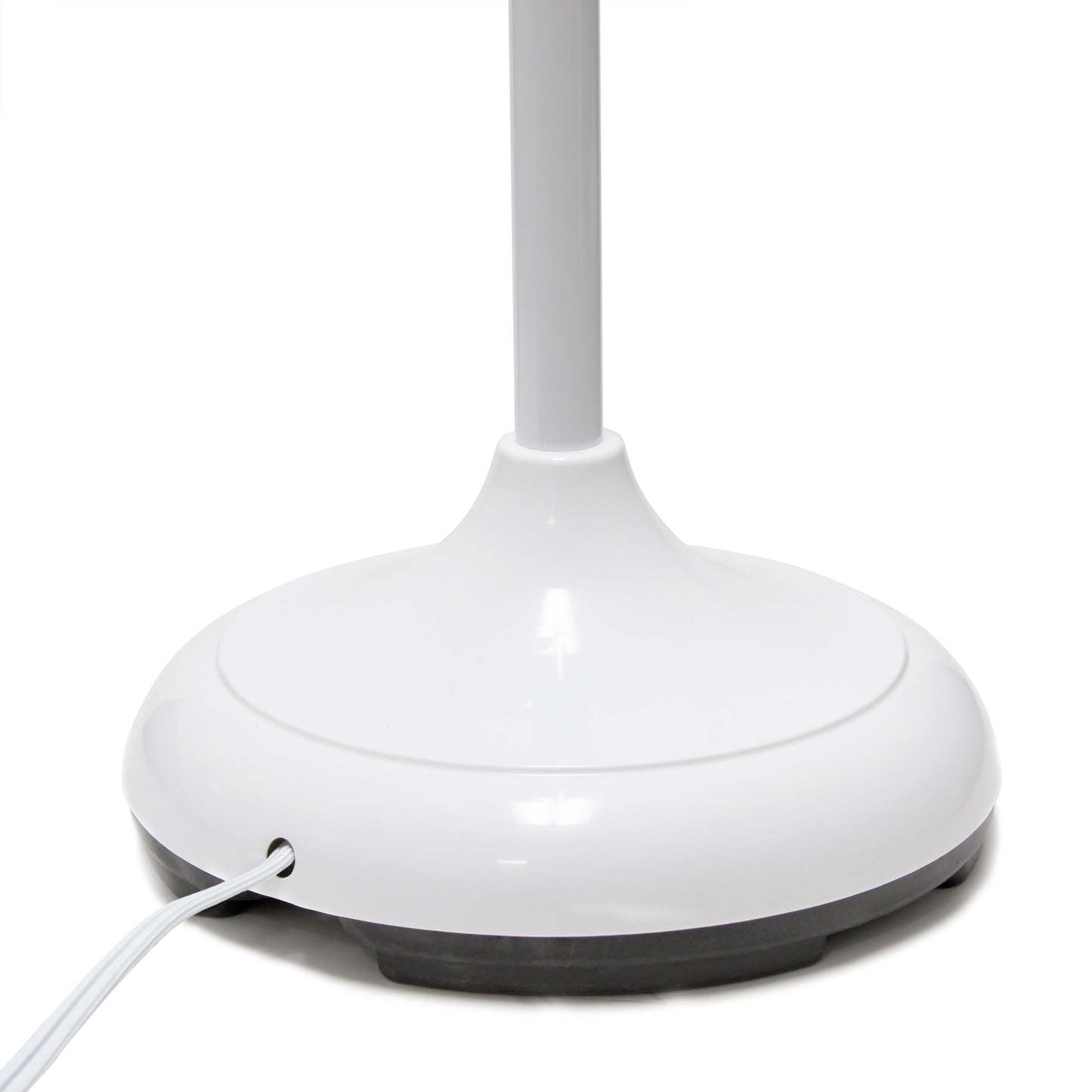 Lampe à pied contemporaine Medusa de Simple Designs de 67 po à plusieurs têtes à 5 ampoules avec col flexible - Rose