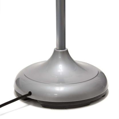 Lampe à pied contemporaine Medusa de Simple Designs de 67 po à plusieurs têtes à 5 ampoules avec col de cygne ajustable et amusant