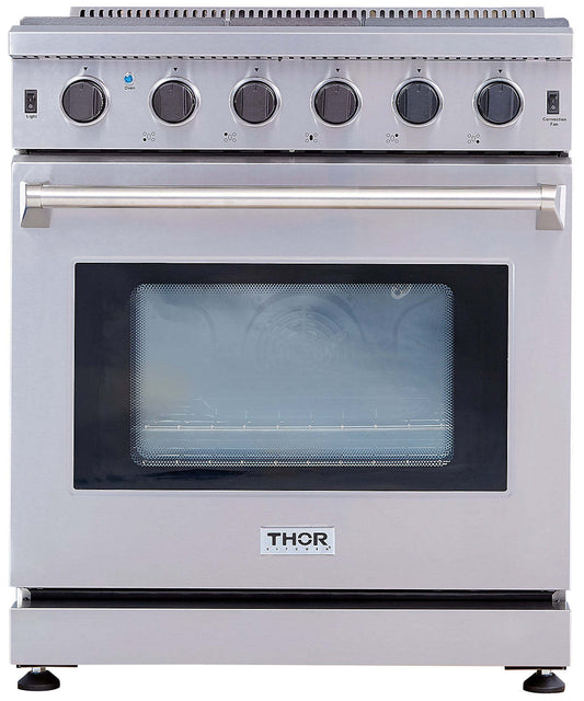 Thor Kitchen 30 4.5 Cu. Ft. Freestanding Gas Range - LRG3001U-SS|Cuisinière amovible à gaz 30 po Thor Kitchen de 4,5 pi³ – LRG3001U-SS|LRG3001S