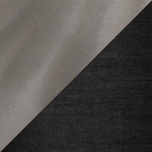 Lampe de table conique Simple Designs avec abat-jour tambour en tissu noir - Nickel brossé|Lampe de table effilée de Simple Designs avec abat-jour cylindrique en tissu noir - nickel brossé