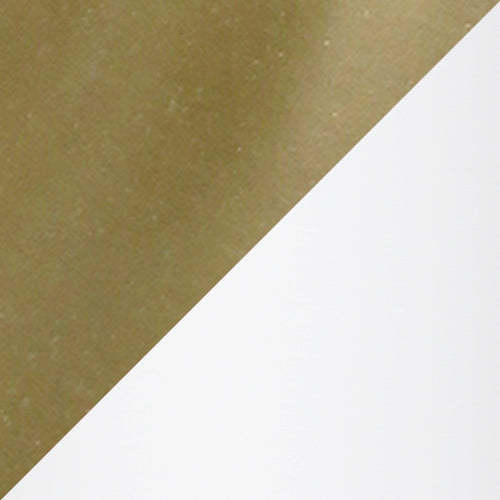 Lampe de table conique Simple Designs avec abat-jour tambour en tissu blanc - Or|Lampe de table effilée de Simple Designs avec abat-jour cylindrique en tissu blanc - doré