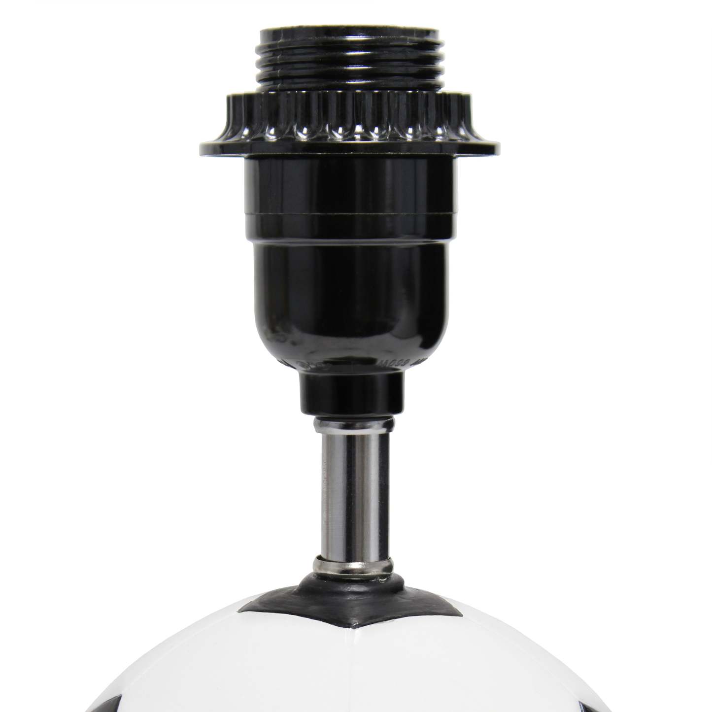 Lampe de table sportive athlétique SportsLite de Simple Designs de 11,5 po en céramique avec base blanche