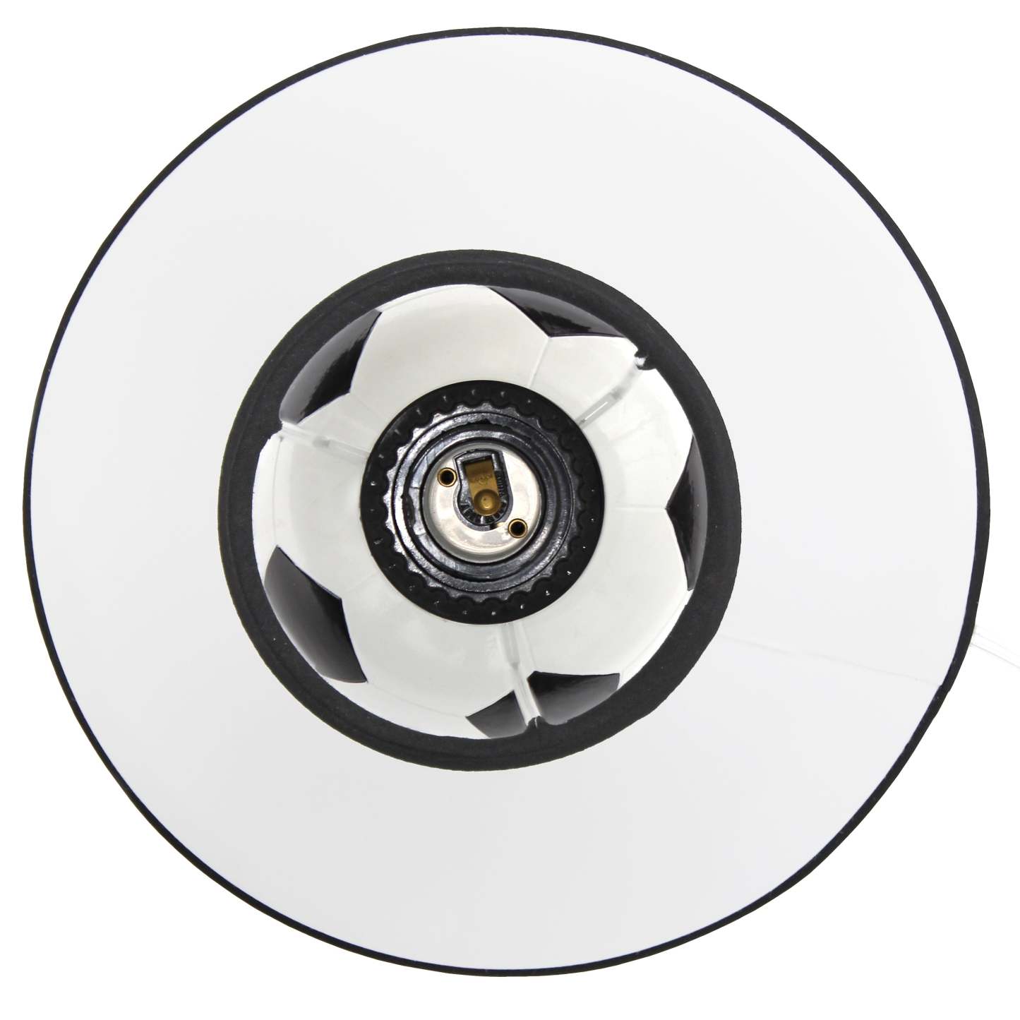 Lampe de table sportive athlétique SportsLite de Simple Designs de 11,5 po en céramique avec base blanche