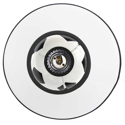 Lampe de table sportive athlétique SportsLite de Simple Designs de 11,5 po en céramique avec base blanche