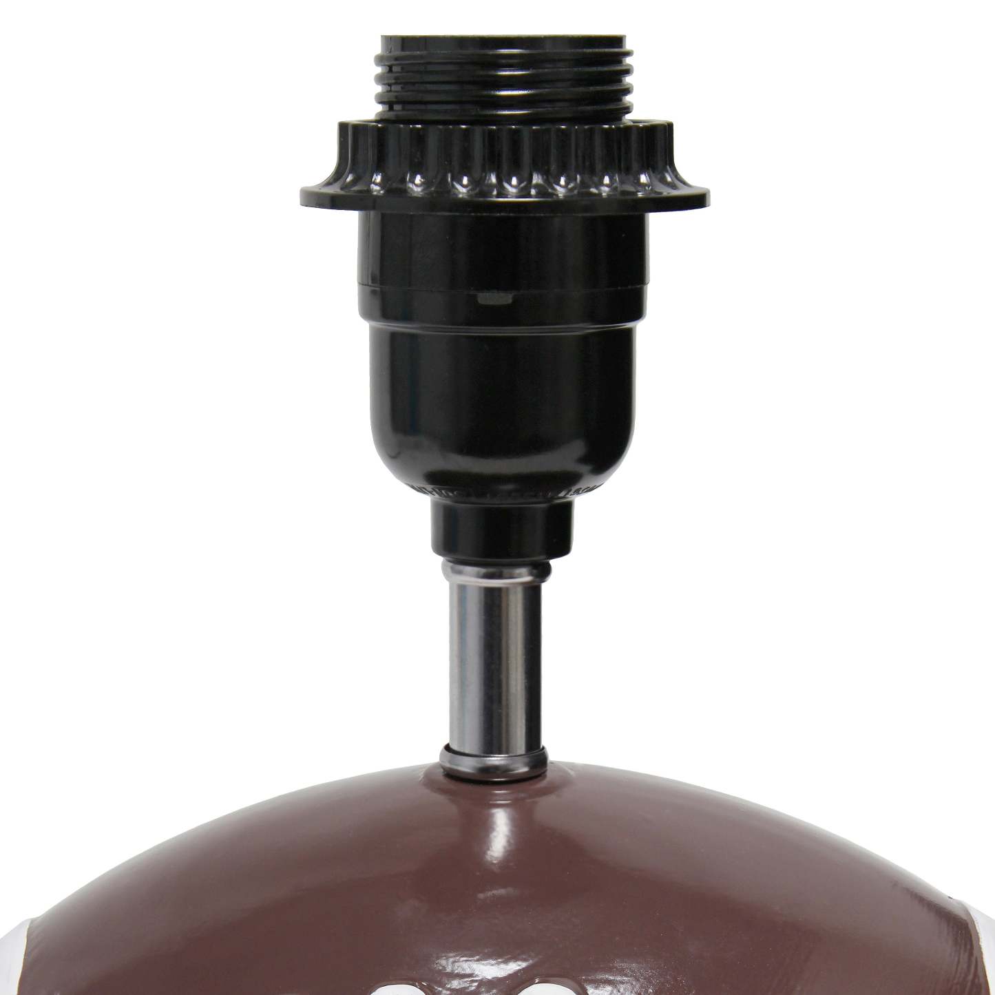 Simple Designs Sportslite 11.5 Athletic Sports Football Base Ceramic Table Lamp with White Empire F|Lampe de table sportive athlétique SportsLite de Simple Designs de 11,5 po en céramique avec base ba