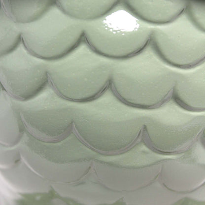 Simple Designs 12.8 Contemporary Ceramic Owl Table Lamp with Matching Fabric Shade - Sage Green|Lampe de table contemporaine en forme de hibou de Simple Designs de 12,8 po en céramique avec abat-jour en tissu assorti - vert sauge