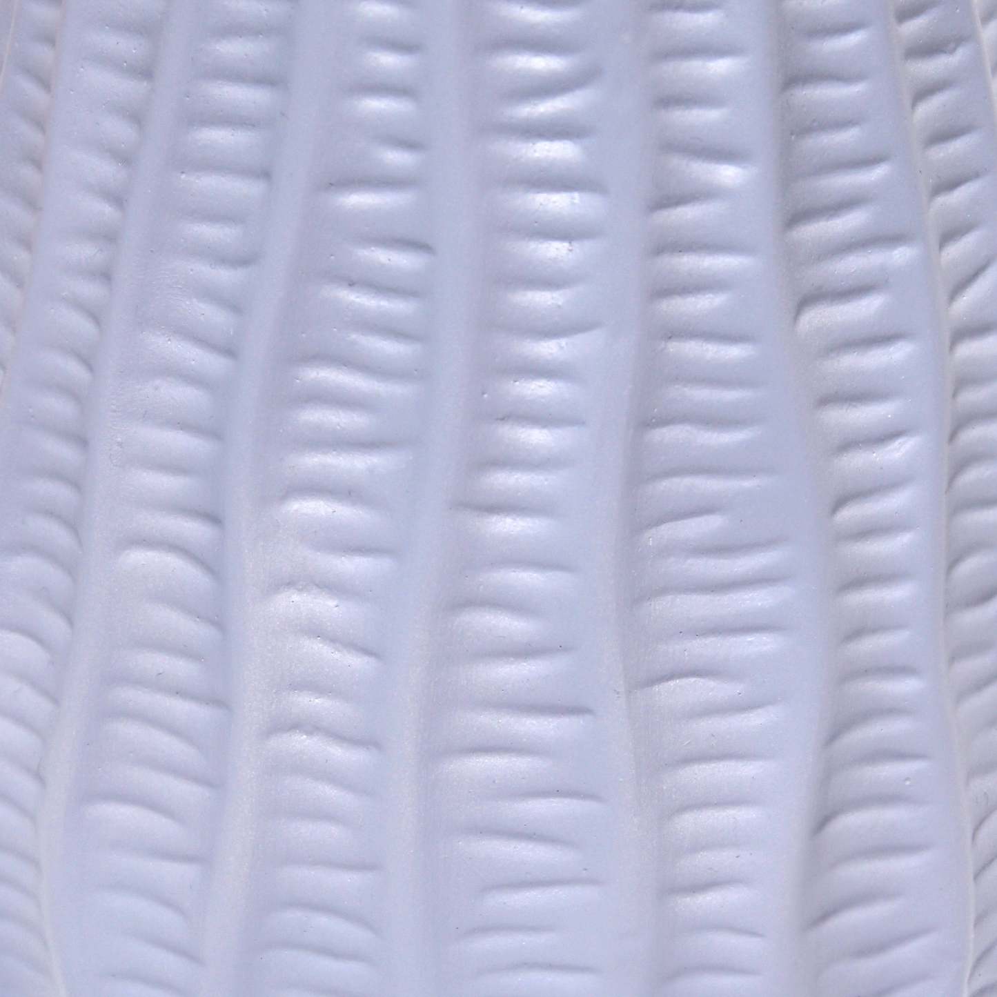 Simple Designs 11.02 Traditional Mini Modern Ceramic Texture Pastel Table Lamp with Matching Fabric|Mini lampe de table pastel, texturée, traditionnelle et moderne de Simple Designs de 11,02 po en cér