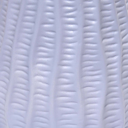 Simple Designs 11.02 Traditional Mini Modern Ceramic Texture Pastel Table Lamp with Matching Fabric|Mini lampe de table pastel, texturée, traditionnelle et moderne de Simple Designs de 11,02 po en cér