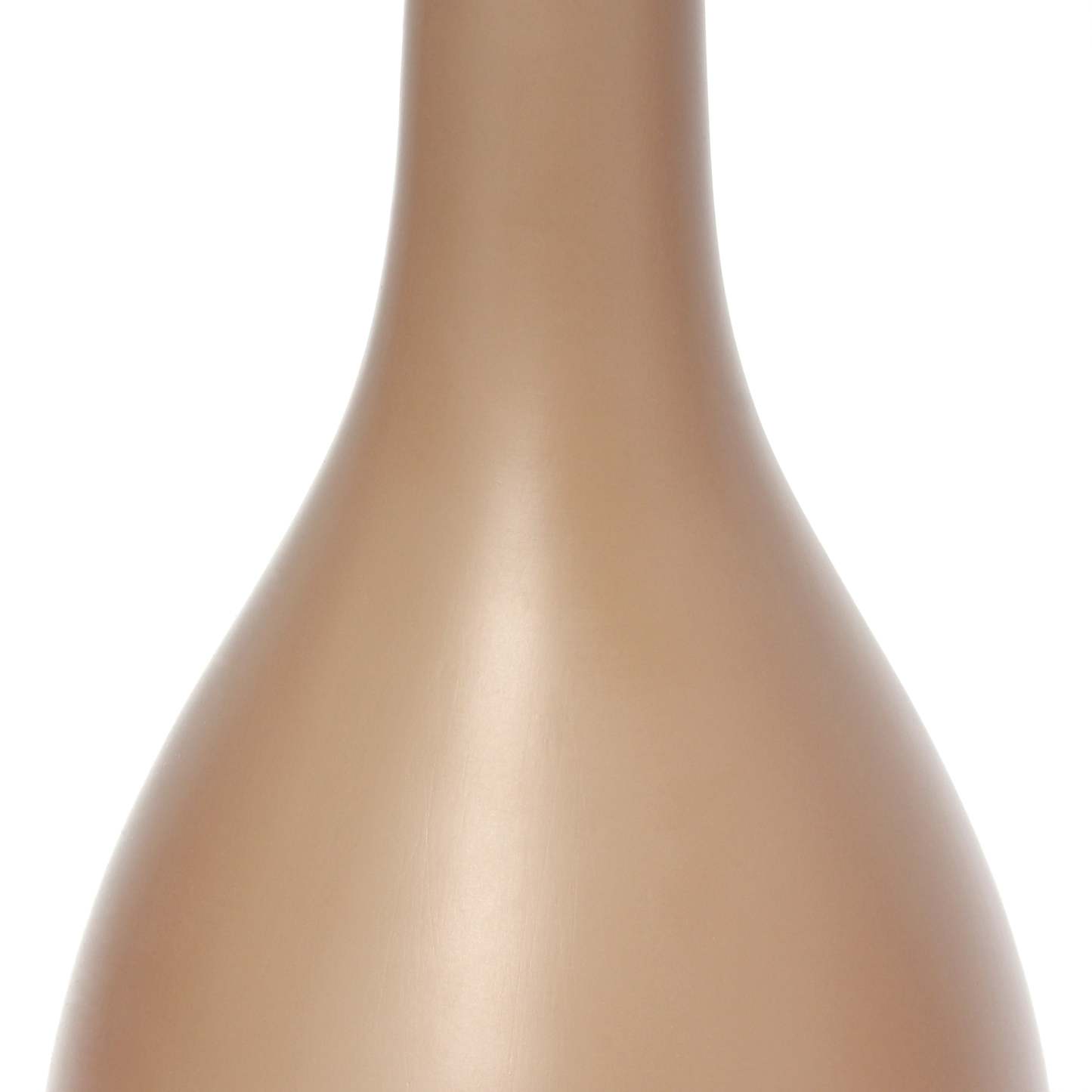 Simple Designs Oval Bowling Pin Base Ceramic Table Lamp - Brown|Lampe de table de Simple Designs à base en céramique en forme de quille ovale - brune