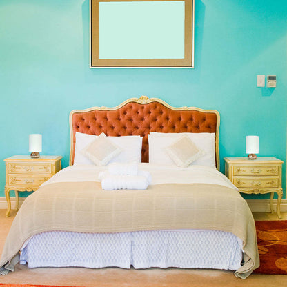 Simple Designs Gemini 2 Pack Mini Touch Lamp with Brushed Nickel Base And Ivy Fabric Shades Ensemble de lampes|Ensemble 2 mini lampes tactiles gémeaux Simple Designs avec base nickel brossé|D21F8MN0