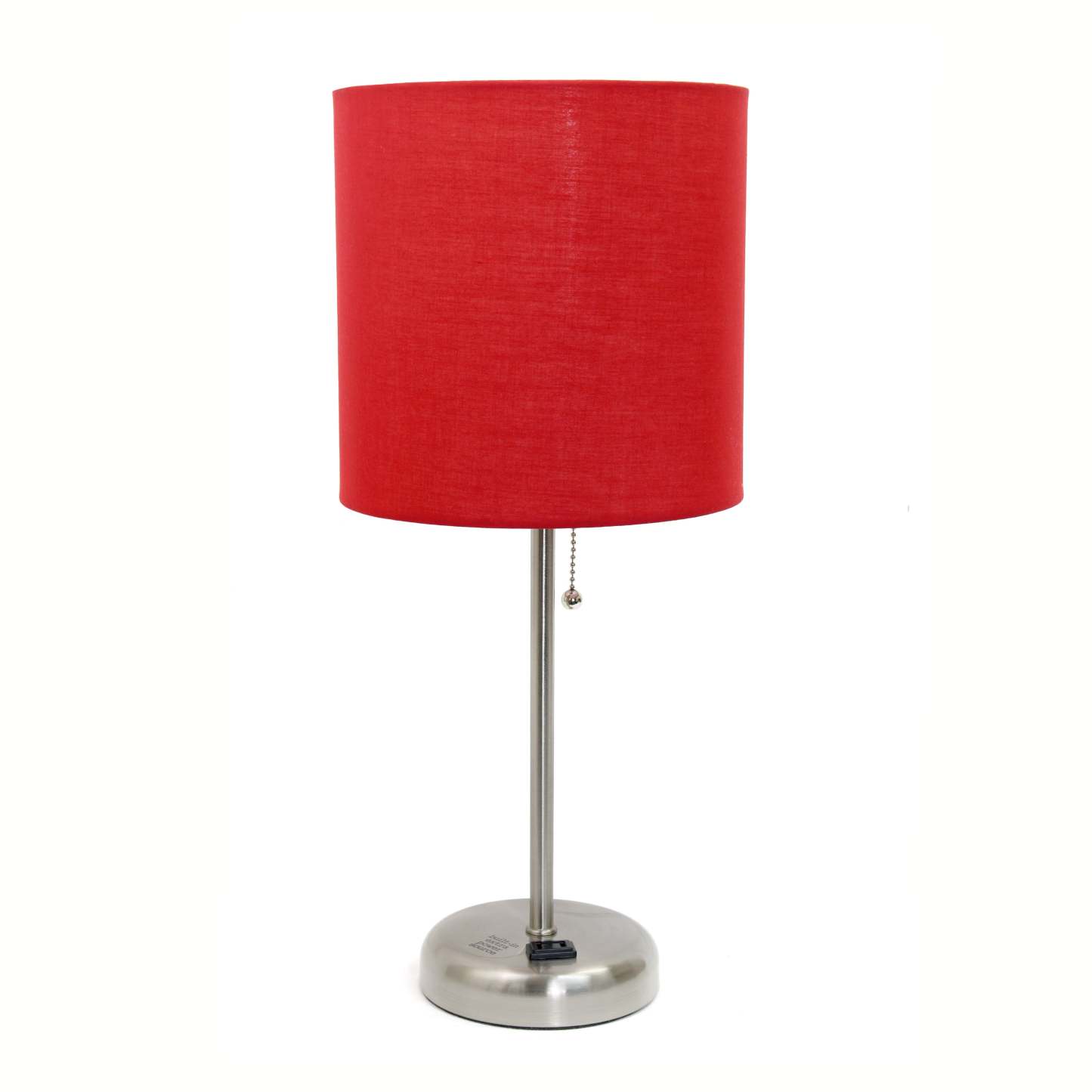 Limelights Stick Lamp with Charging Outlet And Fabric Shade Table Lamp|Lampe de table Limelights avec pied mince et prise de recharge|D217HEAD