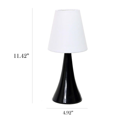 Simple Designs Valencia Colors 2-piece Mini Touch Table Lamp Set - Noir|Ensemble de 2 mini lampes de table tactiles Valencia Colors de Simple Designs - noir