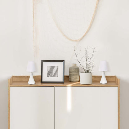 Simple Designs Valencia Colors 2-piece Mini Touch Table Lamp Set - Blanc|Ensemble de 2 mini lampes de table tactiles Valencia Colors de Simple Designs - blanche