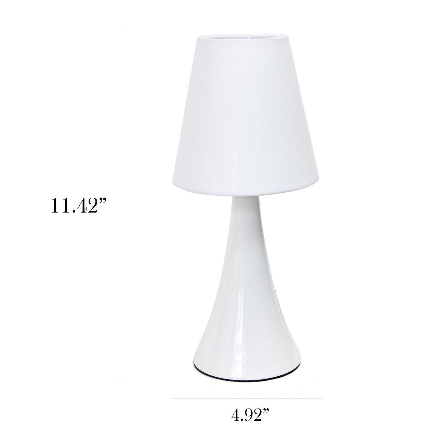 Simple Designs Valencia Colors 2-piece Mini Touch Table Lamp Set - Blanc|Ensemble de 2 mini lampes de table tactiles Valencia Colors de Simple Designs - blanche