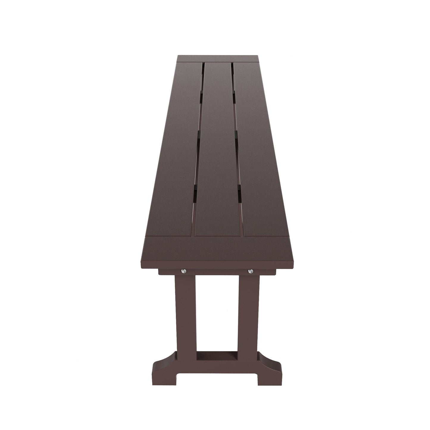 Banc de terrasse extérieur Polytrends Laguna en PEHD toutes saisons 65