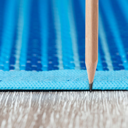 Tapis d'intérieur/extérieur à rayures de plage Lalune