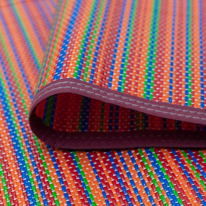 Tapis d'intérieur/extérieur à rayures de plage Lalune