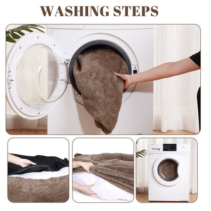 Lit géant pour chien (71 x 48 x 14 cm), grand lit lavable pour chiens adultes, idéal pour la sieste.